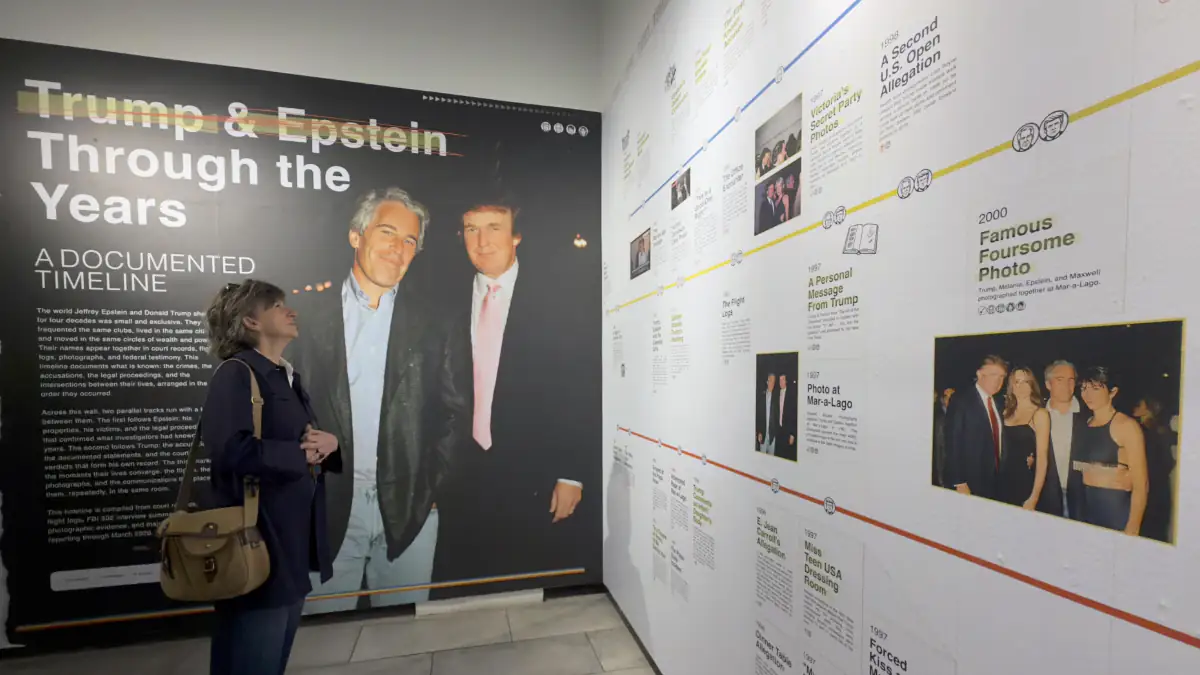 Epstein-Akten werden in New York ausgestellt