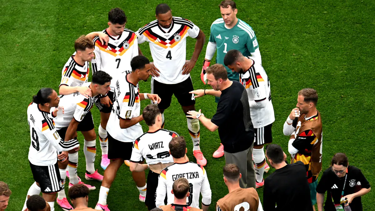 Trinkpausen Symbolbild: Die deutsche Nationalelf bei der WM 2026
