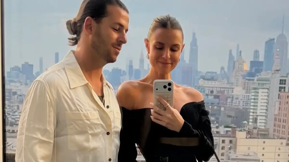 Die Moderatorin Laura Wontorra und ihr neuer Freund Riccardo Basile