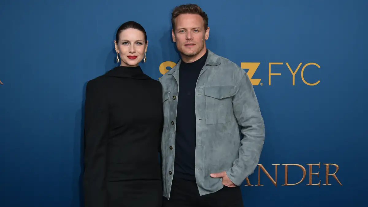 Sam Heughan und Caitriona Balfe bei der Premiere der achten Staffel von "Outlander"
