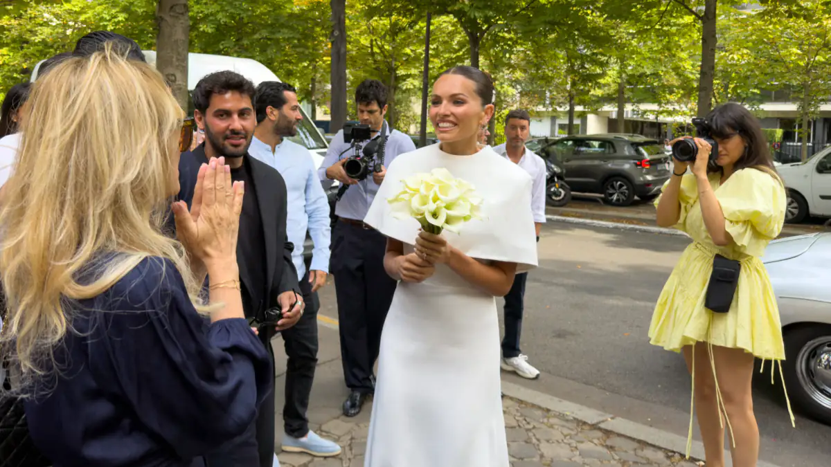 Thylane Blondeau bei ihrer Hochzeit