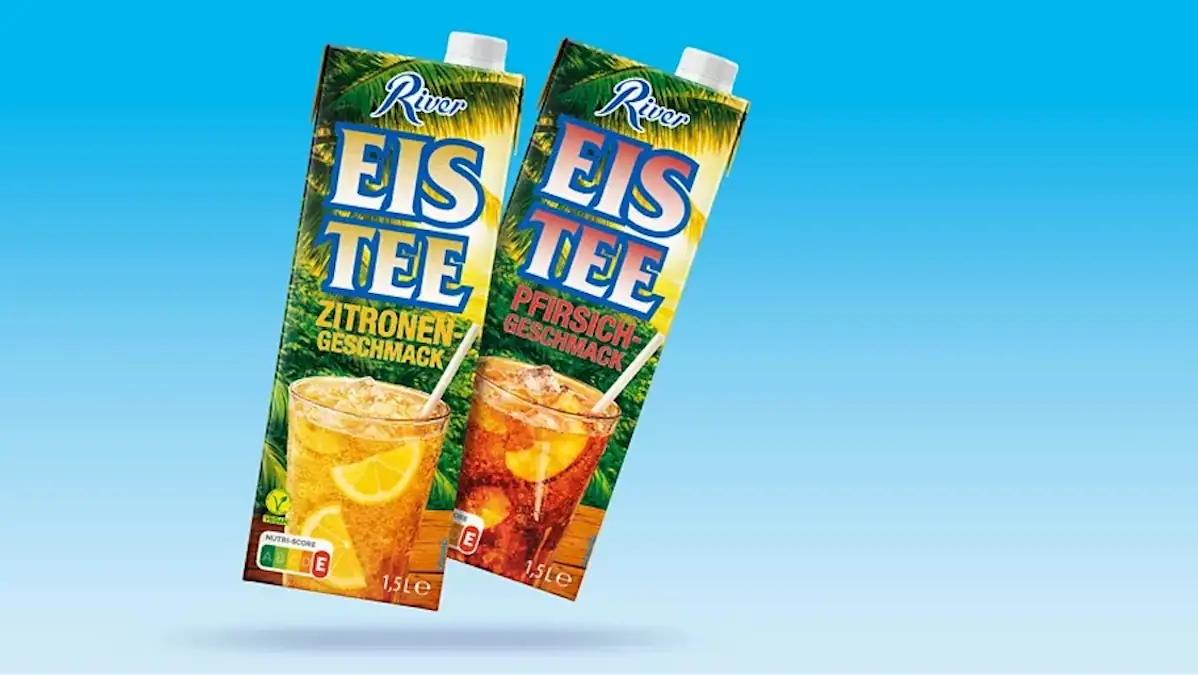 Eistee im Tetrapack bei Aldi