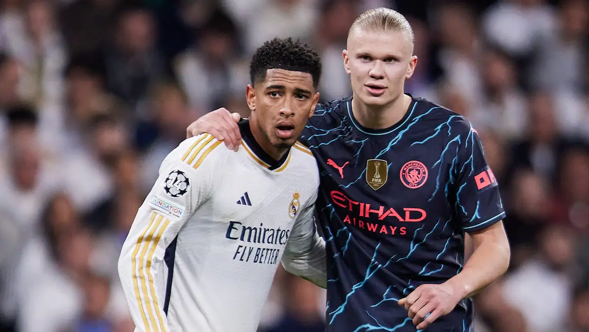 Jude Bellingham und Erling Haaland 2024