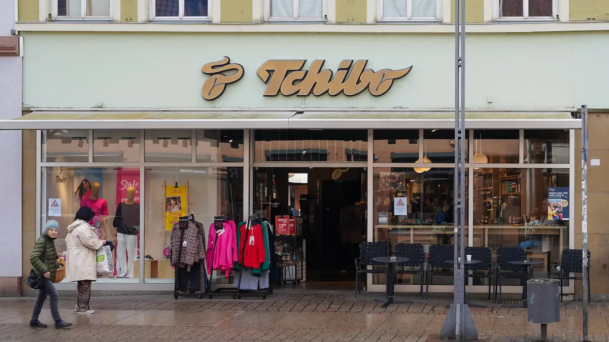 Tchibo-Filiale in einer Innenstadt