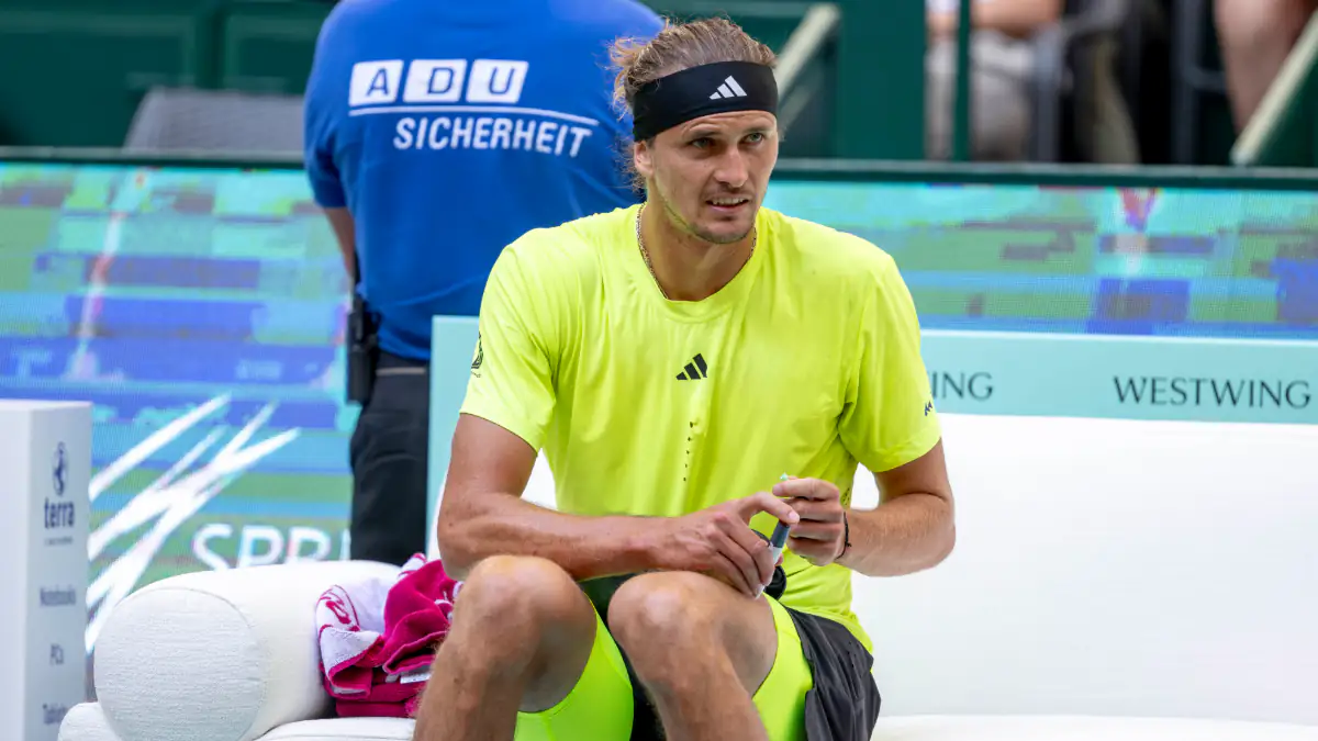 Alexander Zverev spritzt sich Insulin