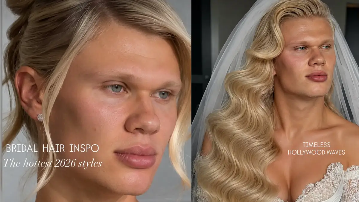 Erling Haaland als Braut