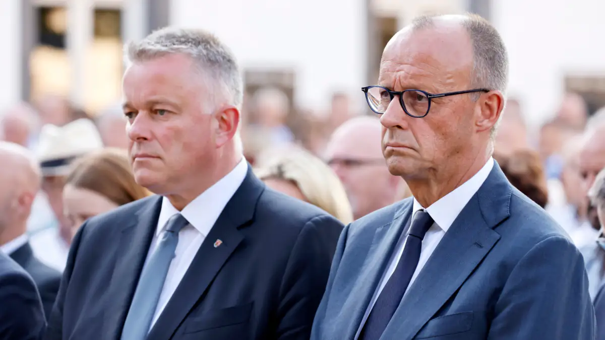 Friedrich Merz und Gordon Schnieder