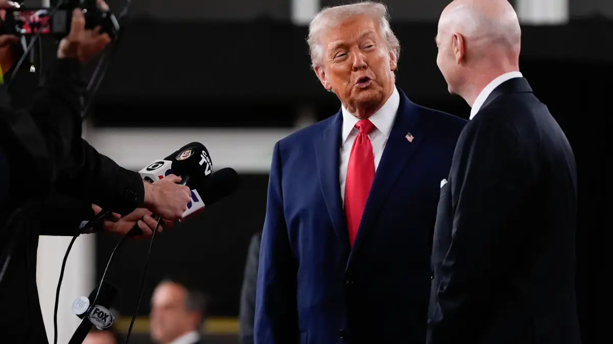 Donald Trump und Fifa-Chef Infantino