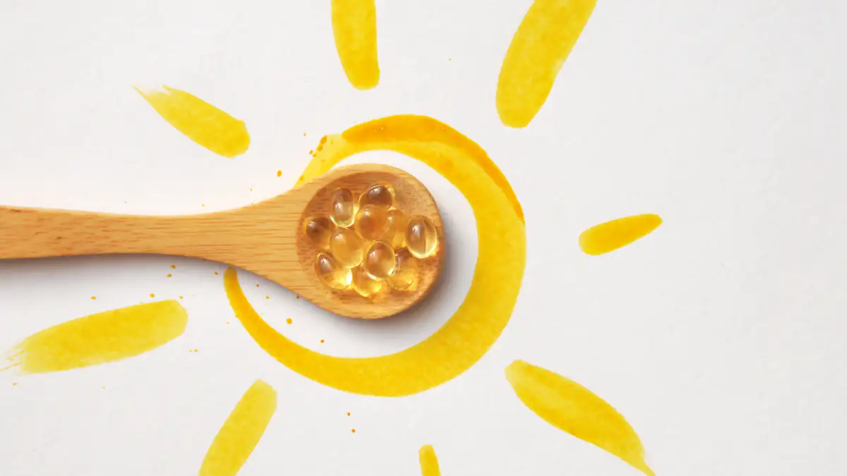 Vitamin D Kapseln mit Gel