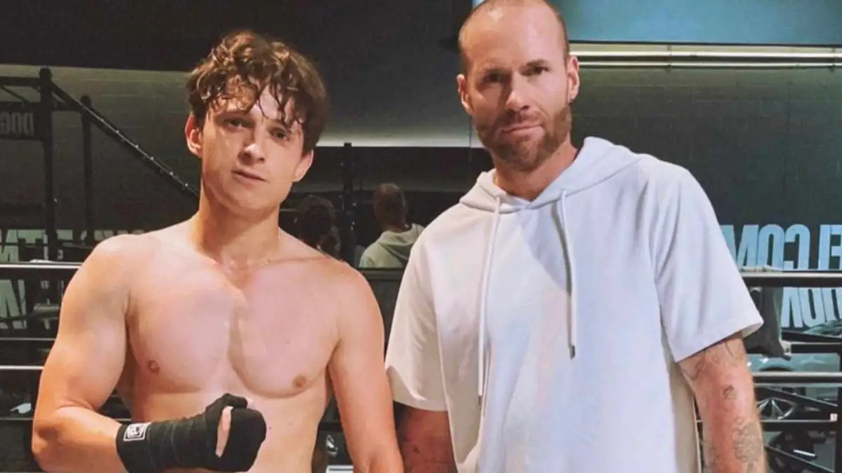 Tom Holland beim Training