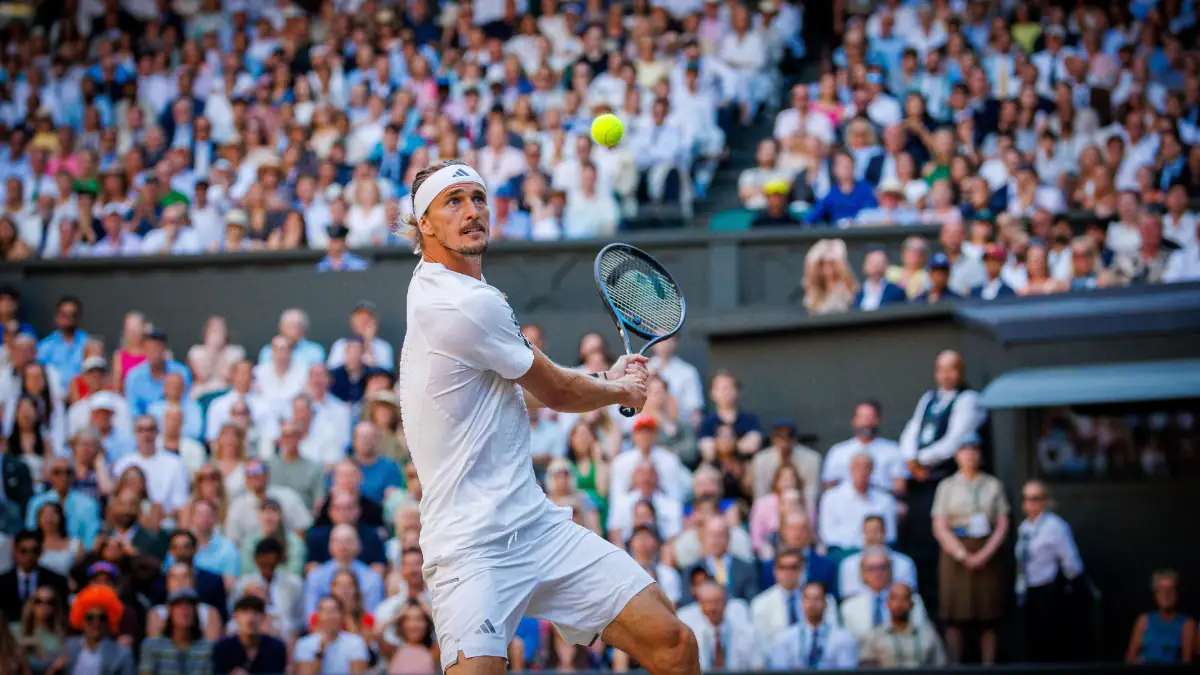 Alexander Zverev in Wimbledon