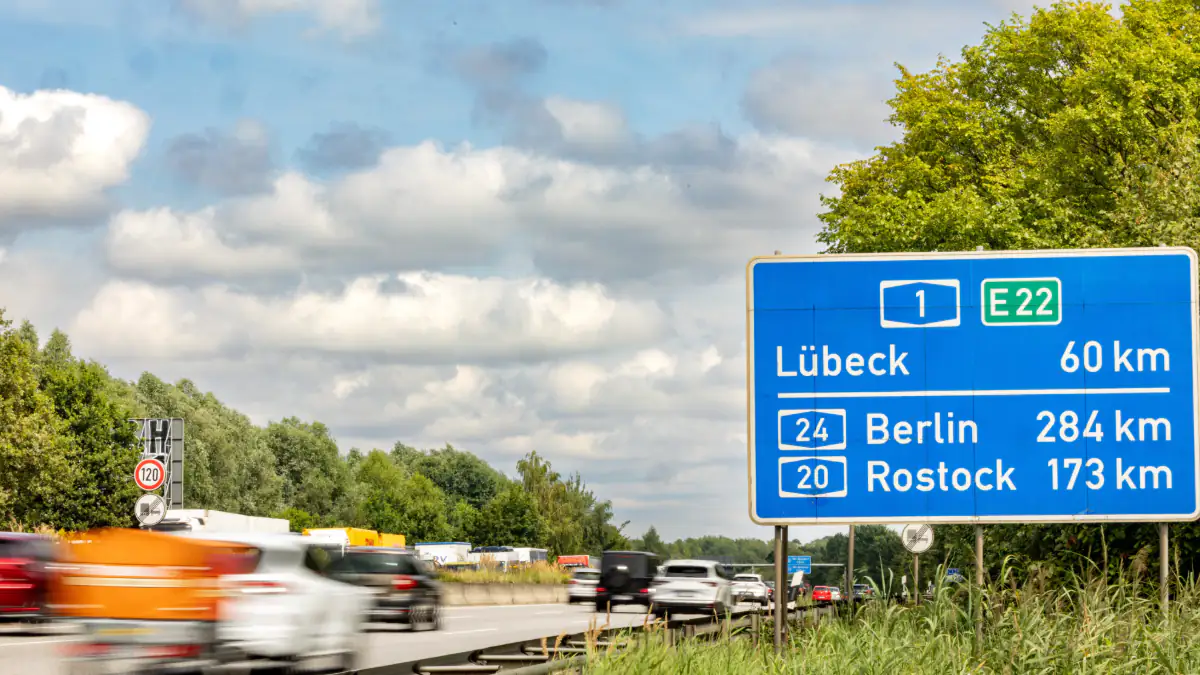 AutobahnA1 Richtung Lübeck