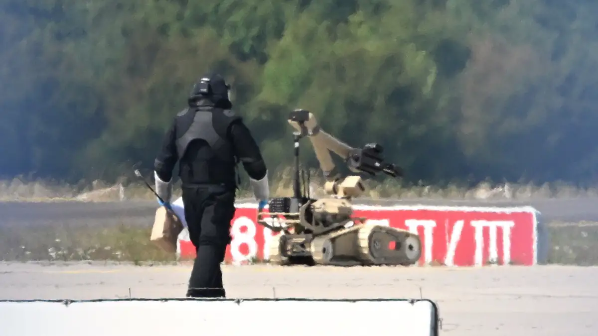 Drohne mit Sprengstoff am Flughafen Leipzig gefunden
