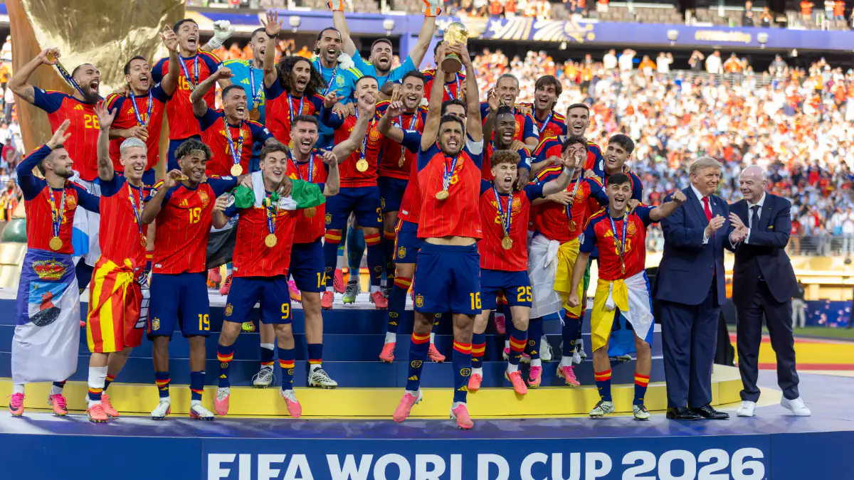 Die spanische Mannschaft bei der Fußball-WM 2026