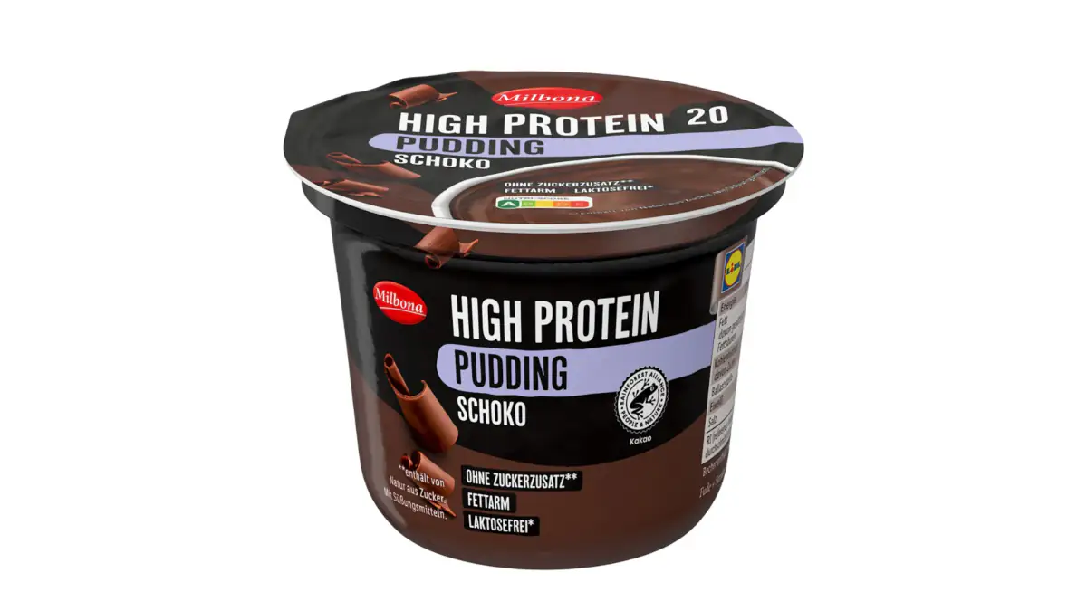 Rückruf von Protein-Pudding bei Lidl
