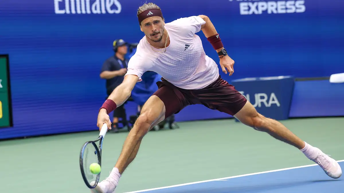 Alexander Zverev im Finalspiel der US Open 2026