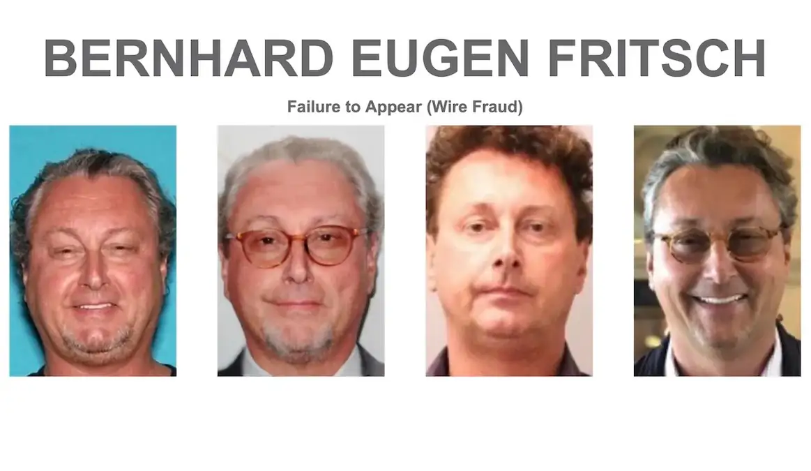 Fahndungsbilder von Bernhard-Eugene-Fritsch des FBI