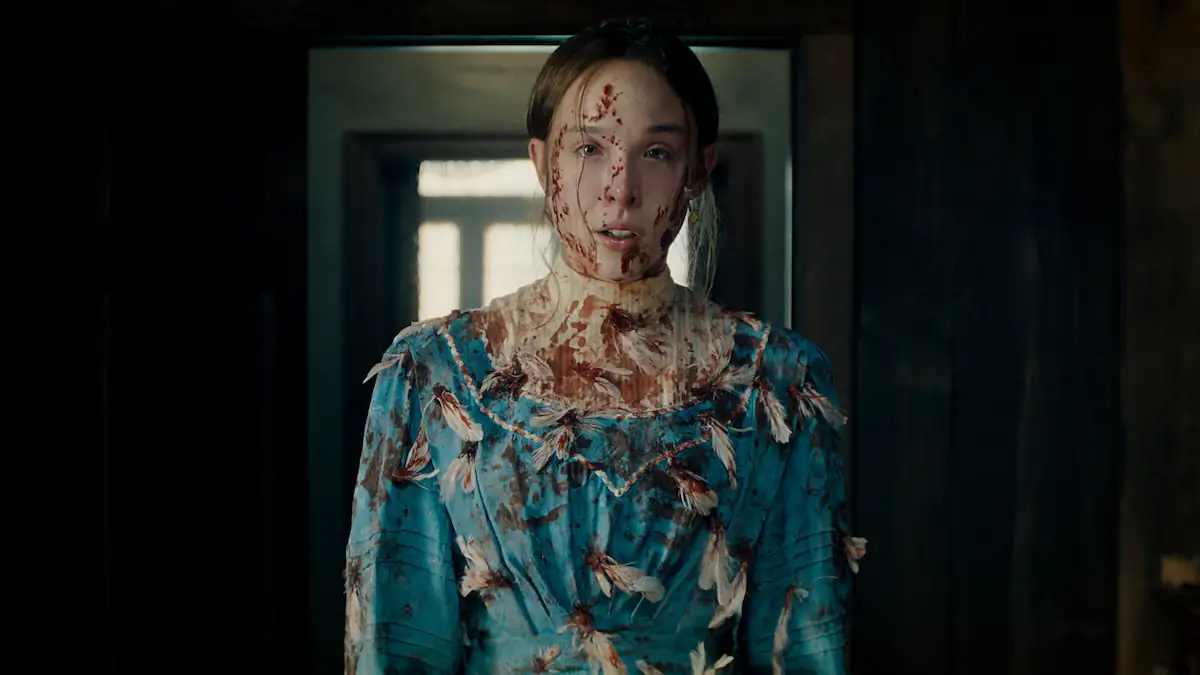 Ella Beatty als Lizzie Borden in der vierten Staffel der Netflix-Serie „Monster“