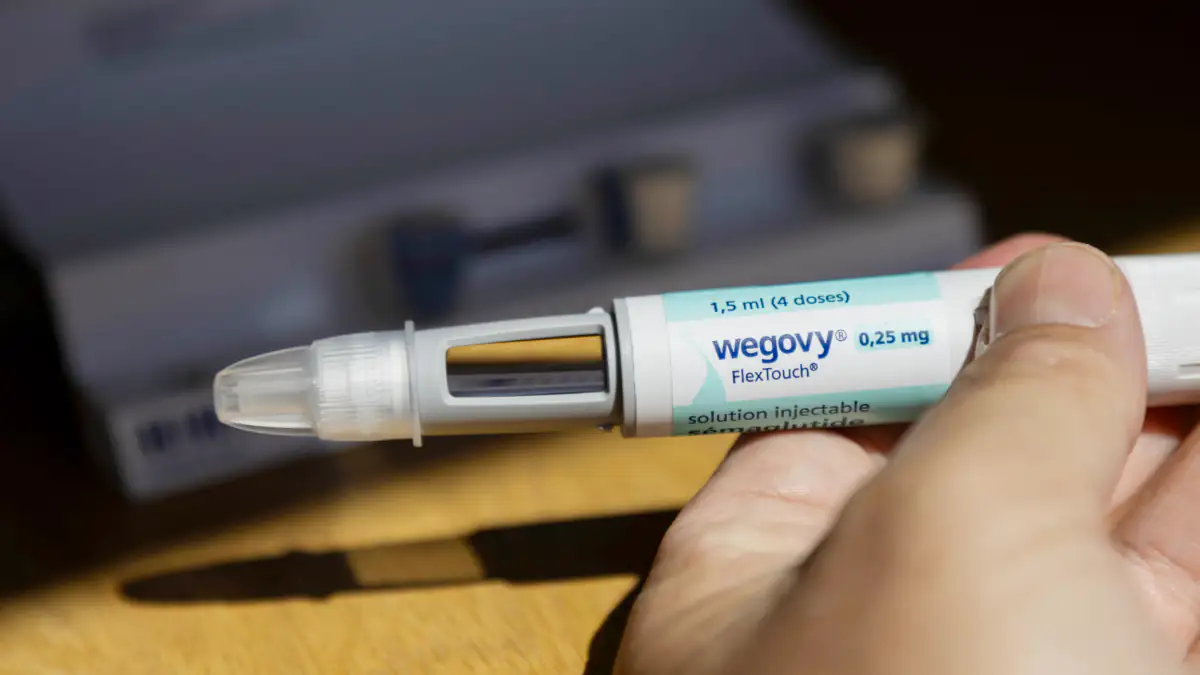 Spritze des Medikaments Wegovy