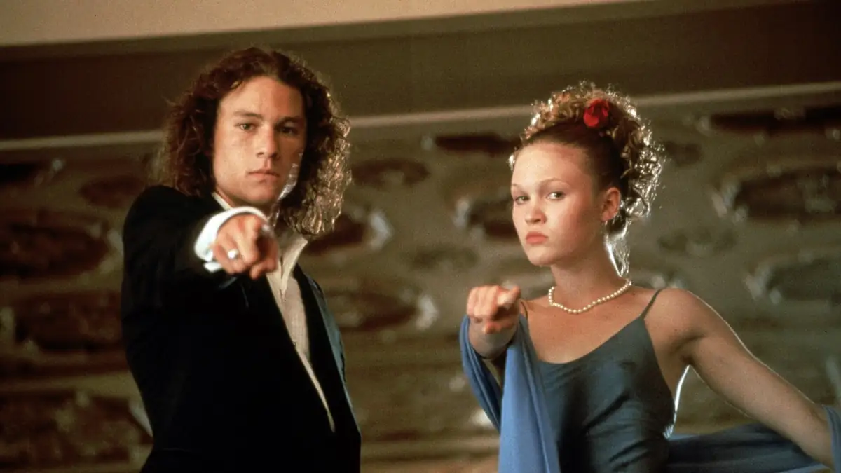 Heath Ledger und Julia Stiles in „10 Thins I Hate About You“