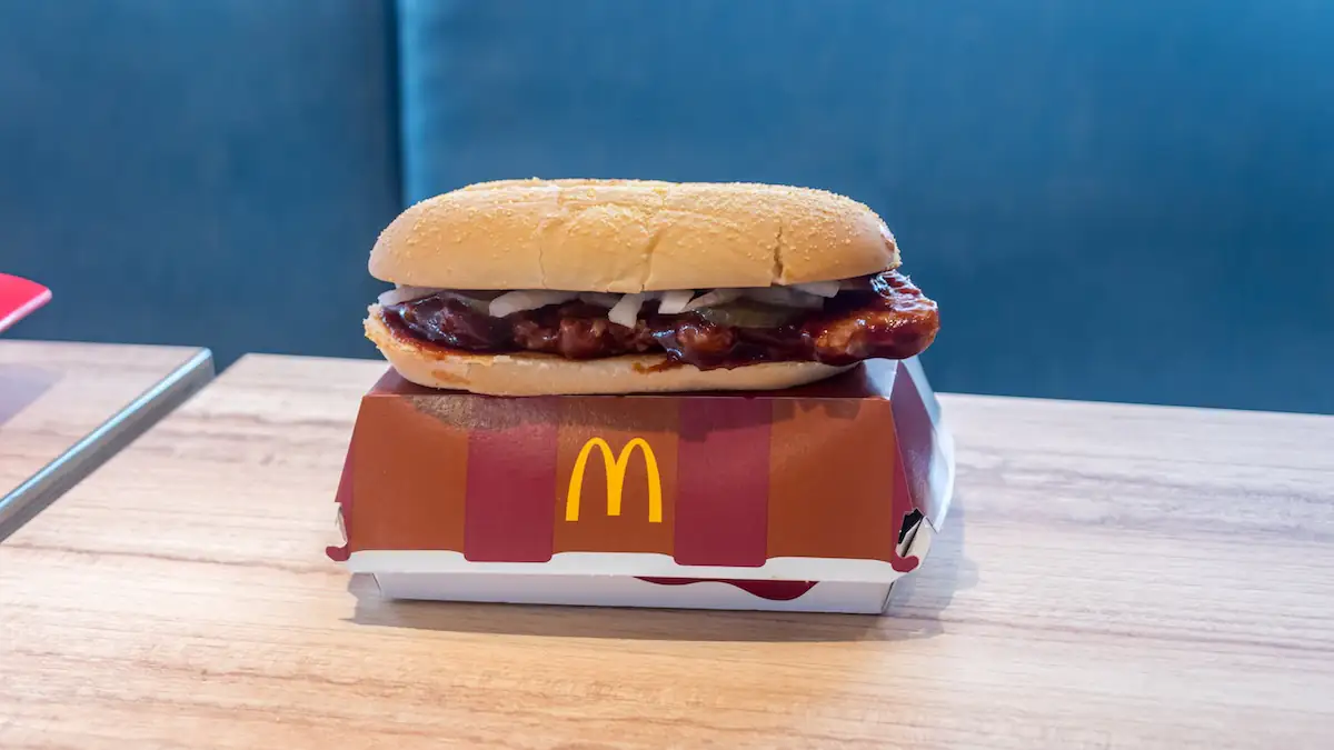 McRib bei McDonald's