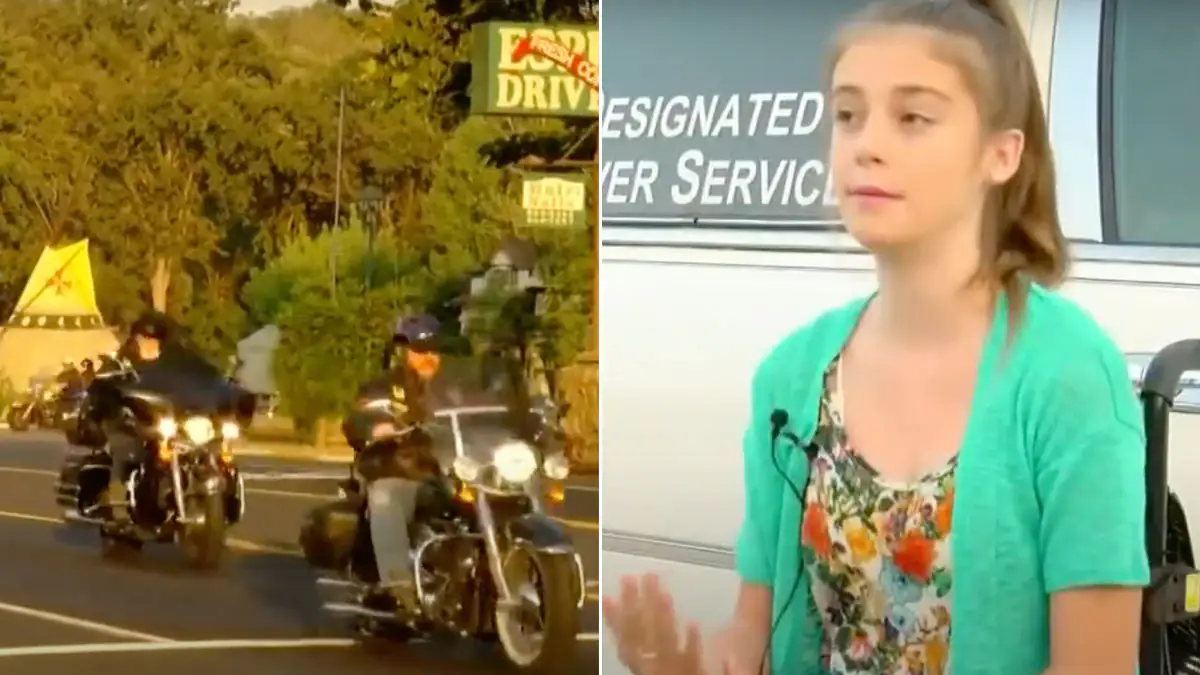 Gegen Mobbing: Biker eskortieren gemobbtes Mädchen zur Schule