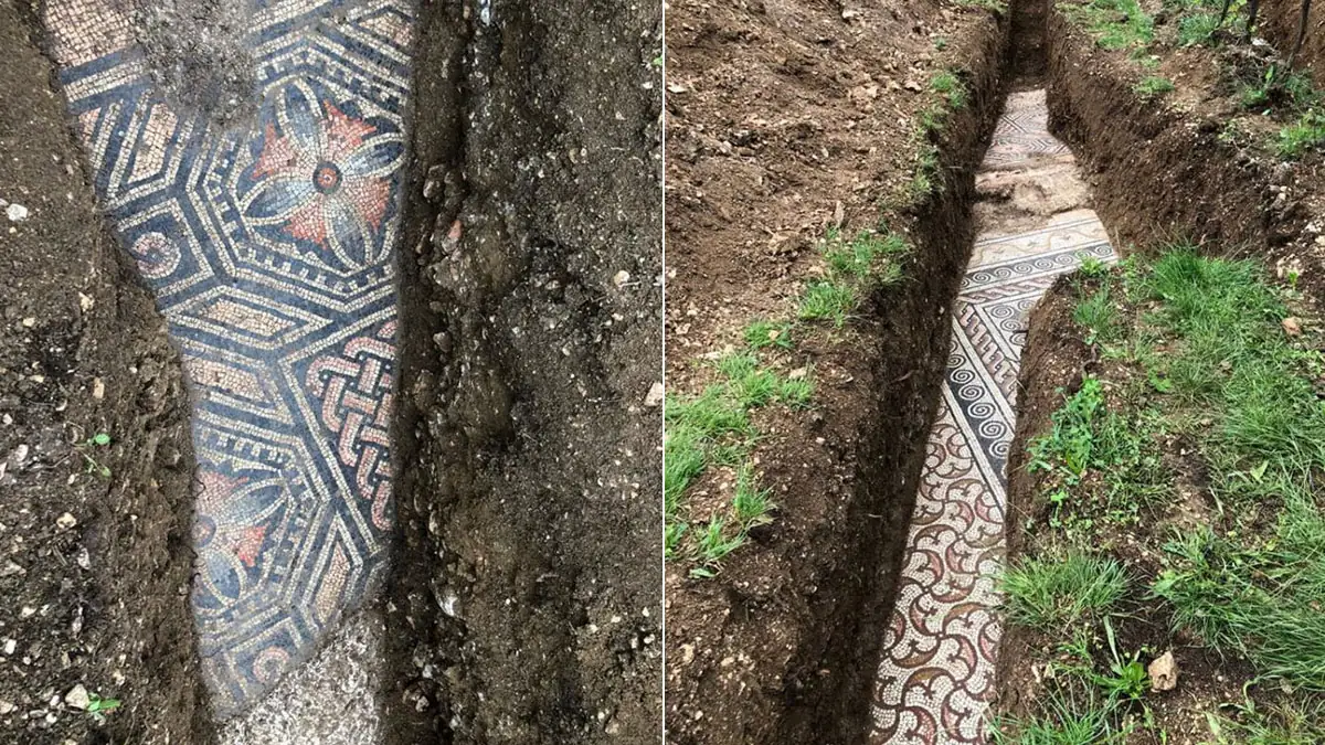 Italien: Archäologen finden Mosaikboden aus römischer Villa