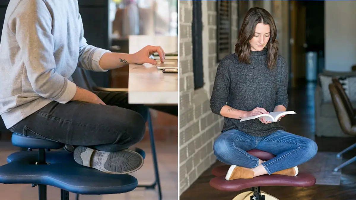 Soul Seat: Der Stuhl ist so konzipiert, dass man im Schneidersitz sitzen kann