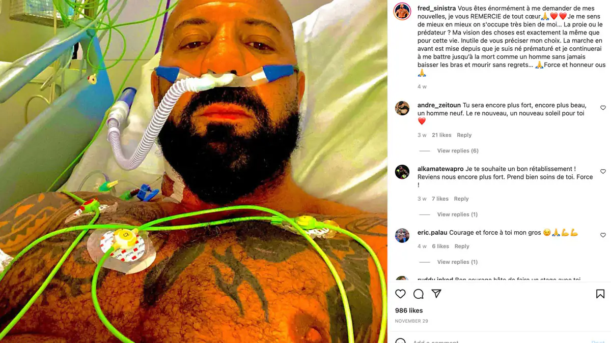 Kickbox-Star Frédéric Sinistra mit 40 Jahren an Corona verstorben