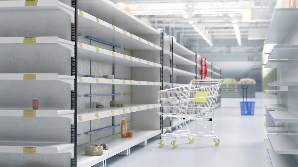 Logistikverband warnt vor leeren Verkaufsregalen in Deutschland