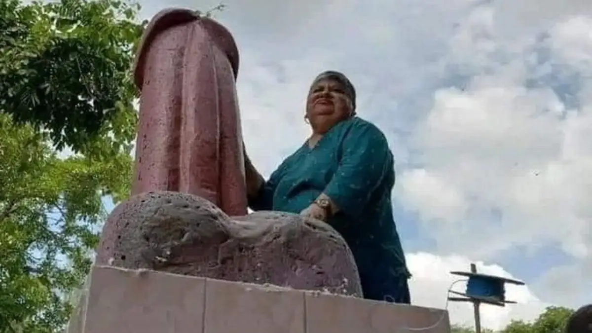 Riesen-Penis als Grabstein: Familie erfüllt den letzten Wunsch einer 99-Jährigen