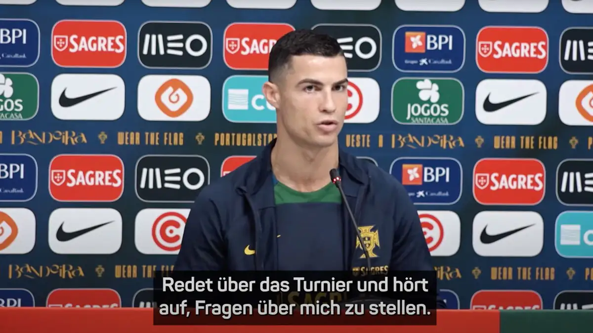 Nach Reporterfrage: Cristiano Ronaldo macht knallharte Ansage