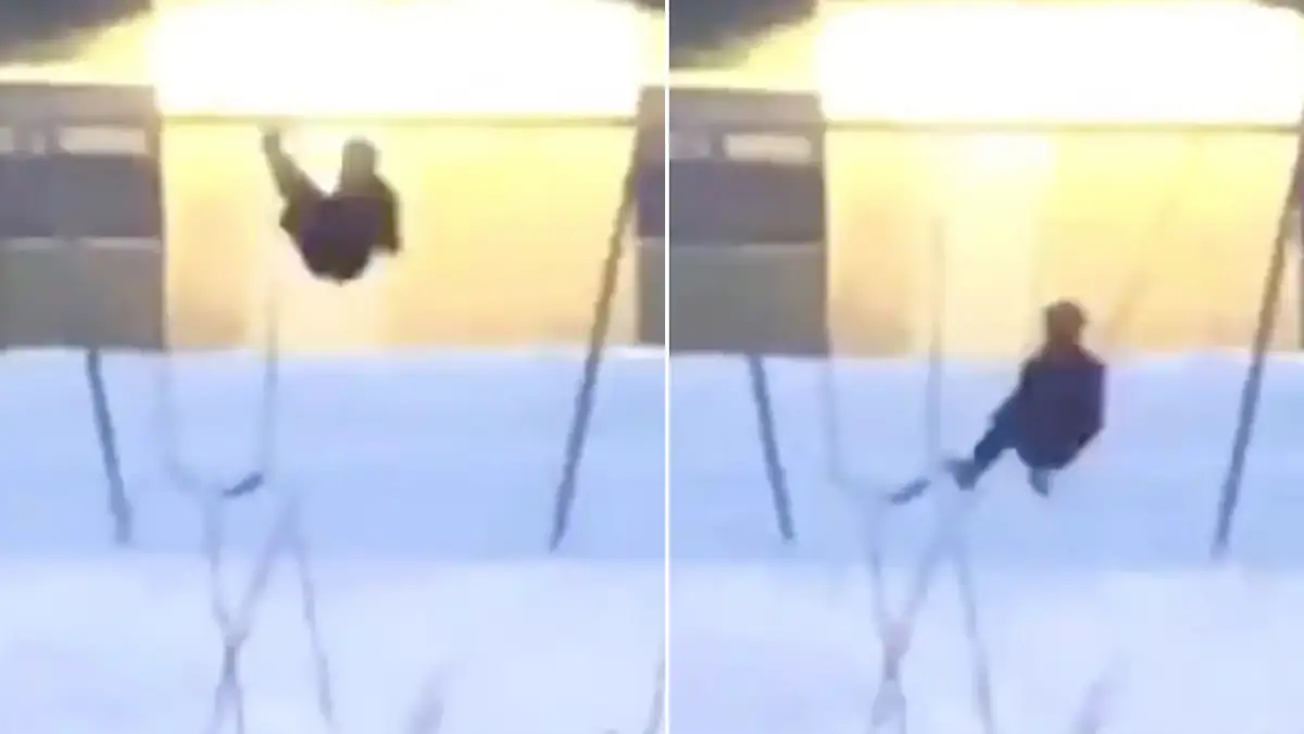 Optische Täuschung: In welche Richtung schaukelt das Mädchen?