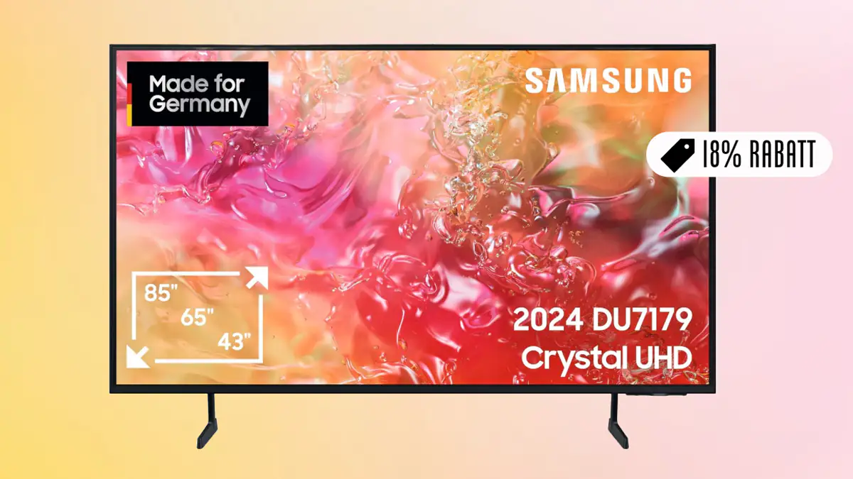 Samsung 4K-TV als Schnäppchen: Amazon reduziert beliebten Fernseher um 200 Euro