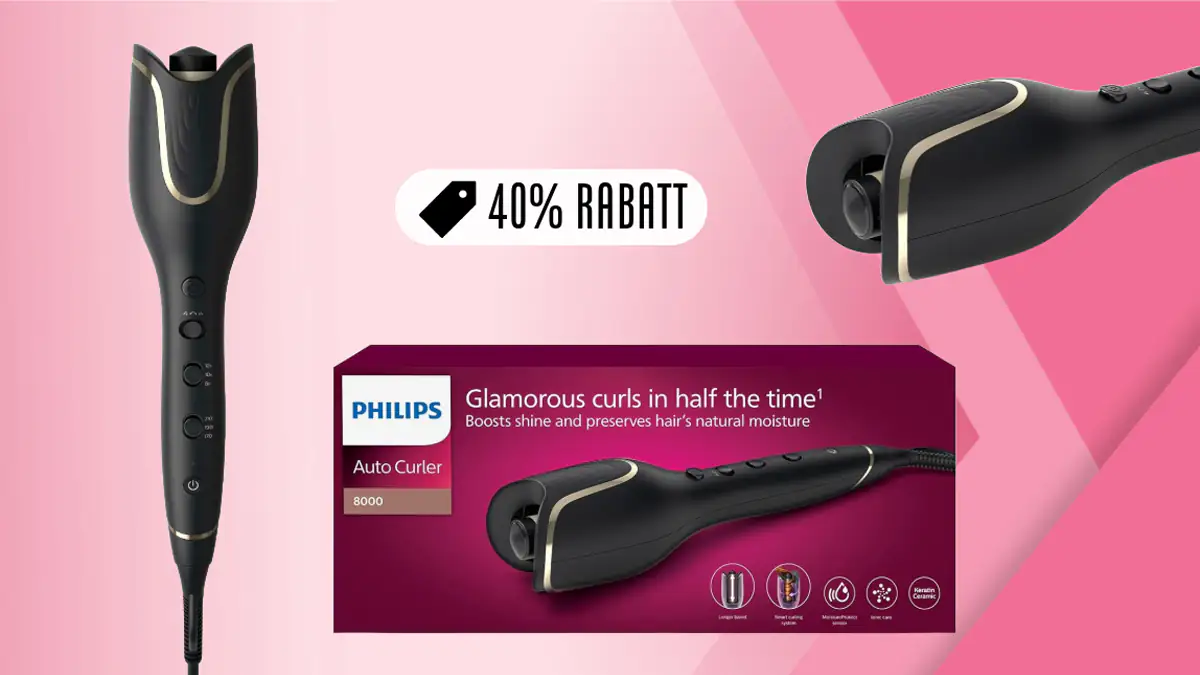 Beliebter Lockenstab von Philips: Amazon-Kunden sparen beim Kauf über 50 Euro