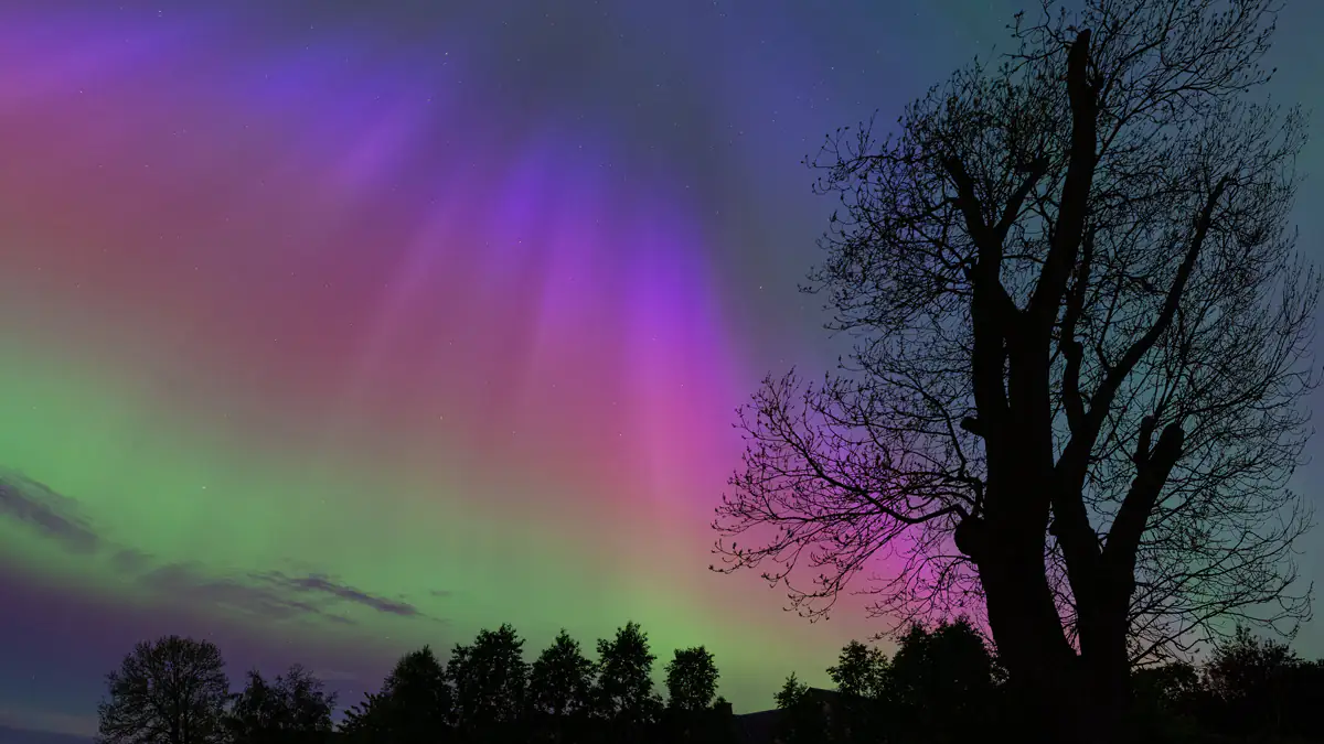 Polarlichter verzaubern den Nachthimmel: Wo und wann man sie in Deutschland sehen kann