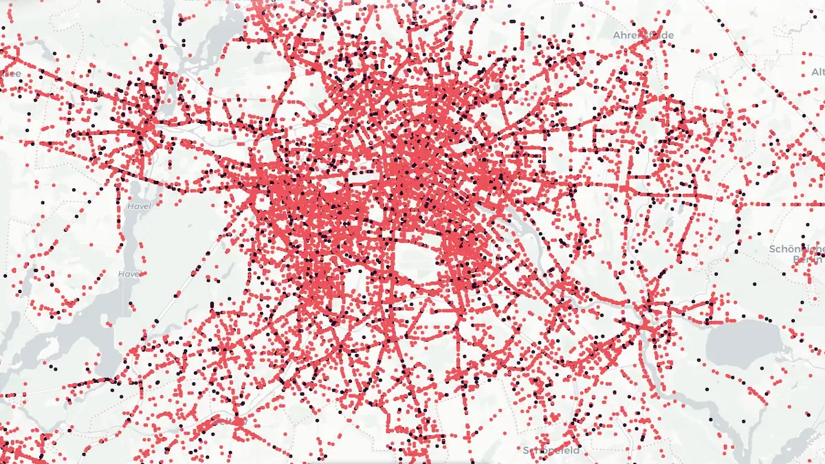 Interaktive Karte zeigt, wo der Schulweg besonders gefährlich ist