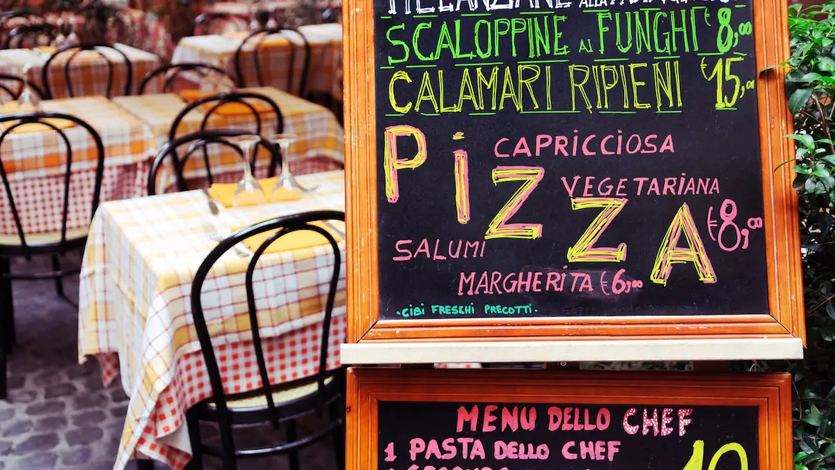 Nicht jedes italienische Lokal ist gleich: Der Unterschied zwischen Trattoria, Osteria und Ristorante
