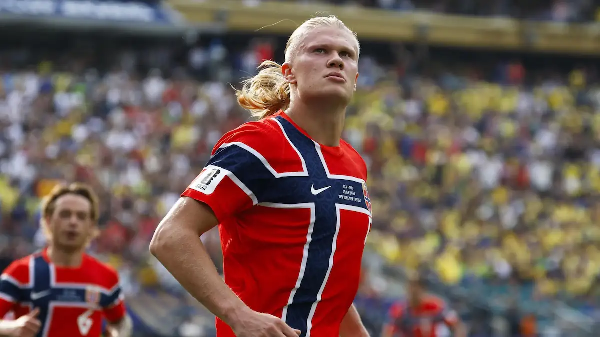 Top-Stürmer Erling Haaland hätte auch für England spielen können