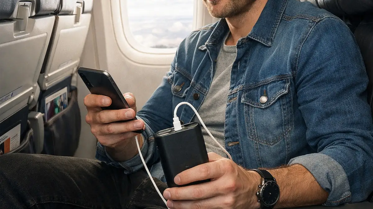 Lufthansa-Maschine muss wegen brennender Powerbank landen: Was gilt für die Geräte im Flugzeug?