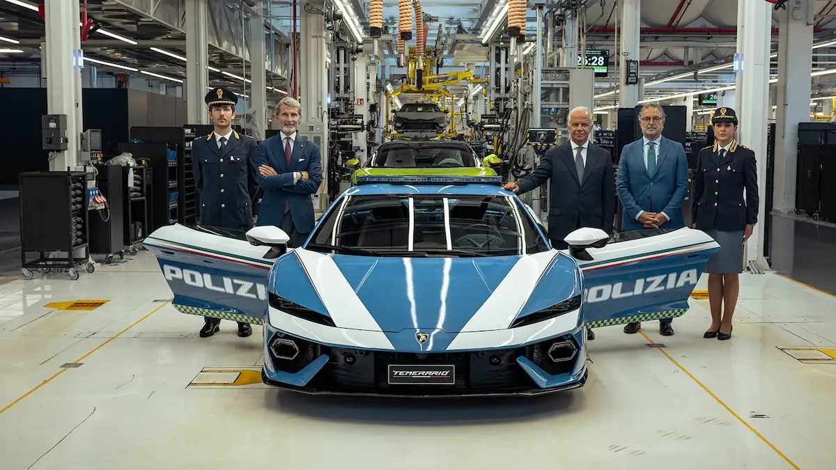 Italienische Polizei bekommt neuen Lamborghini