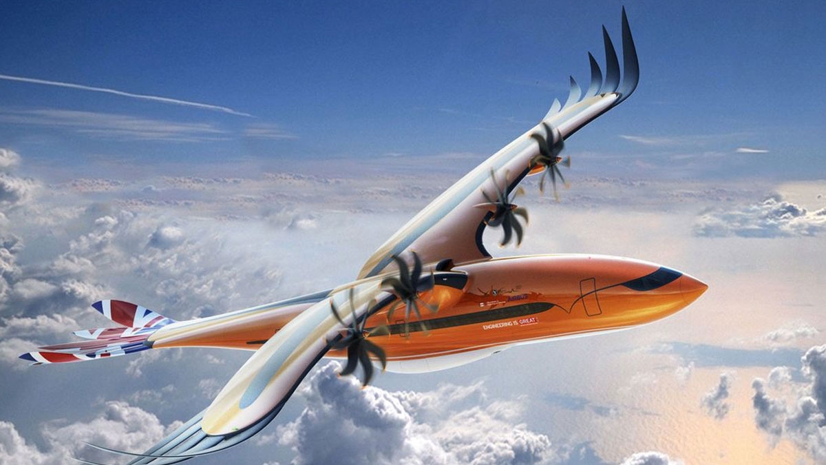 Airbus: Neues Flugzeug-Design vorgestellt, das einem Raubvogel nachempfunden wurde