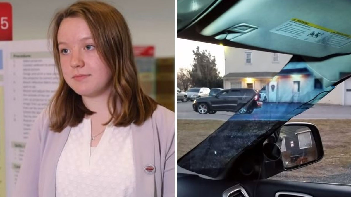 14-Jährige hat eine Lösung zur Beseitigung des toten Winkels im Auto gefunden
