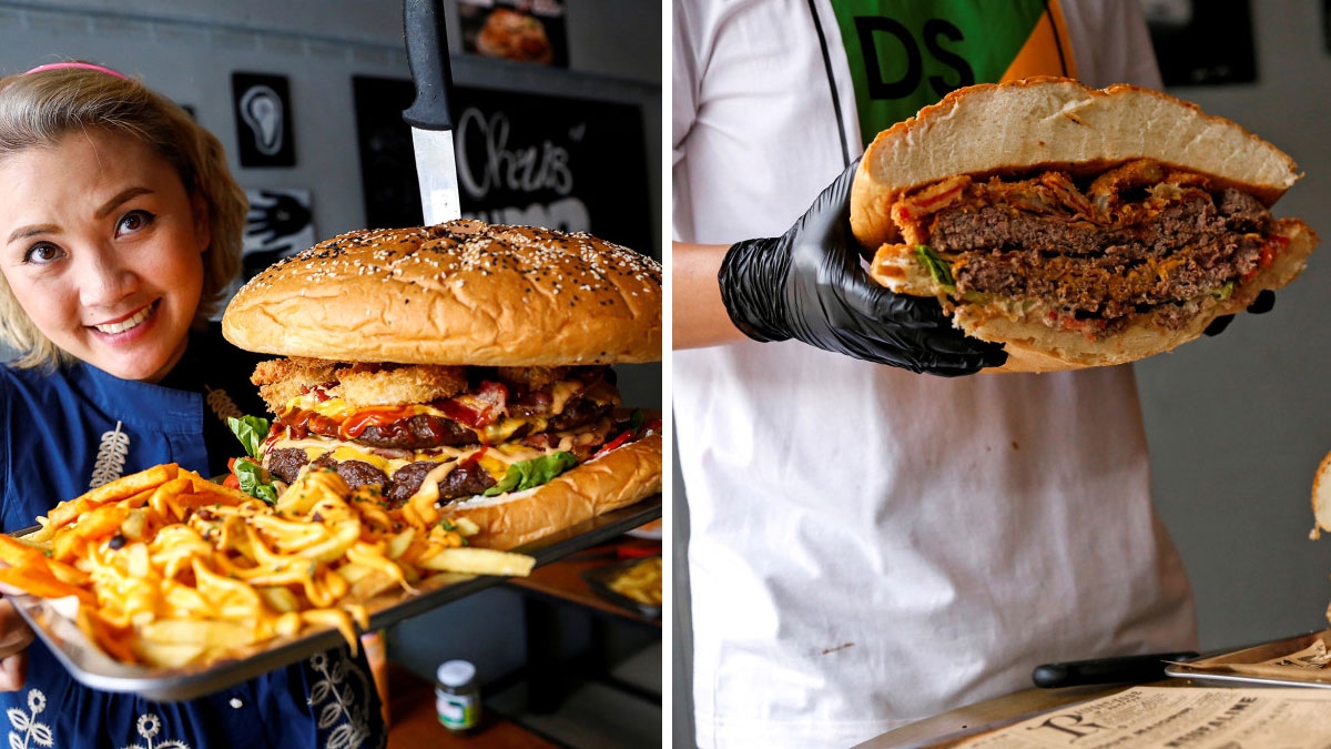 Restaurant bezahlt Kunden 300 Euro, wenn sie Riesenburger vollständig aufessen