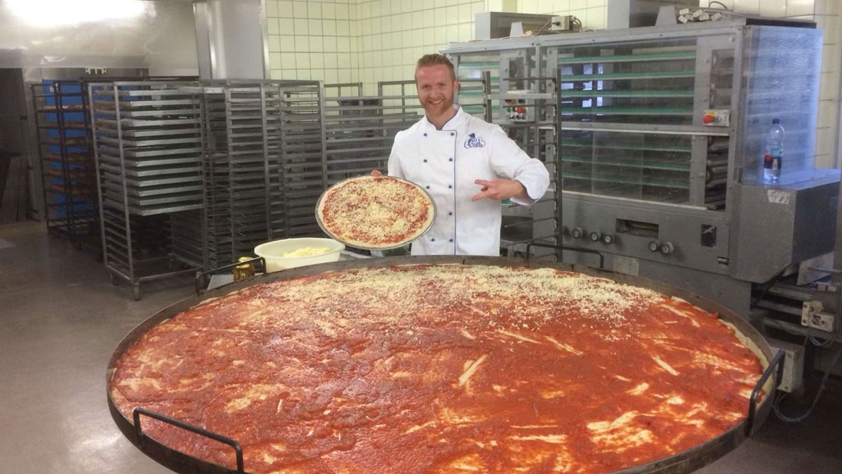 Das ist die größte lieferbare Pizza der Welt