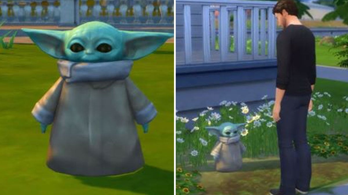 EA: Baby Yoda ist in „Die Sims 4“ aufgetaucht