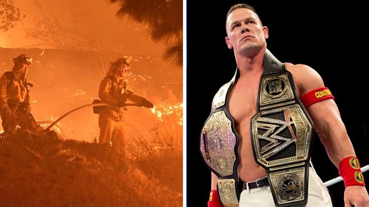 Waldbrände in Kalifornien: John Cena spendet 500.000 Dollar