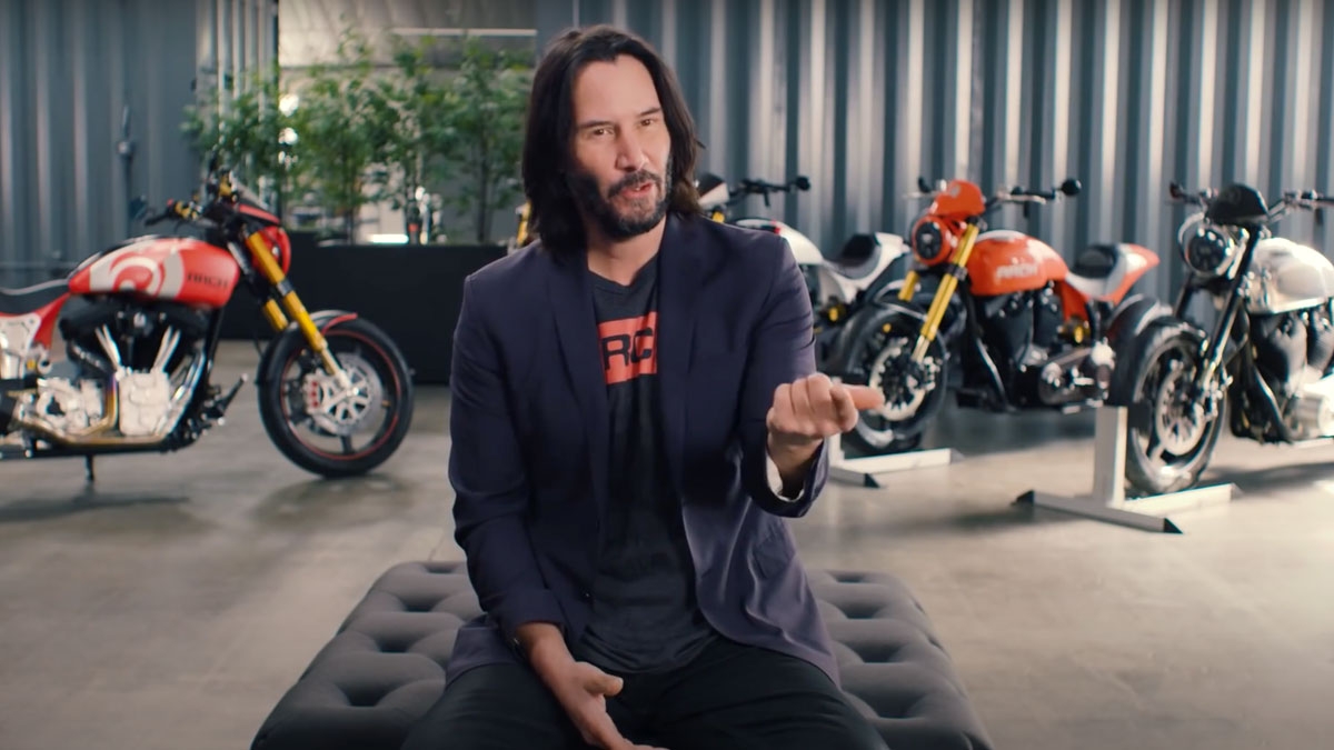 Keanu Reeves: Hollywood-Star stellt seine Motorrad-Sammlung vor