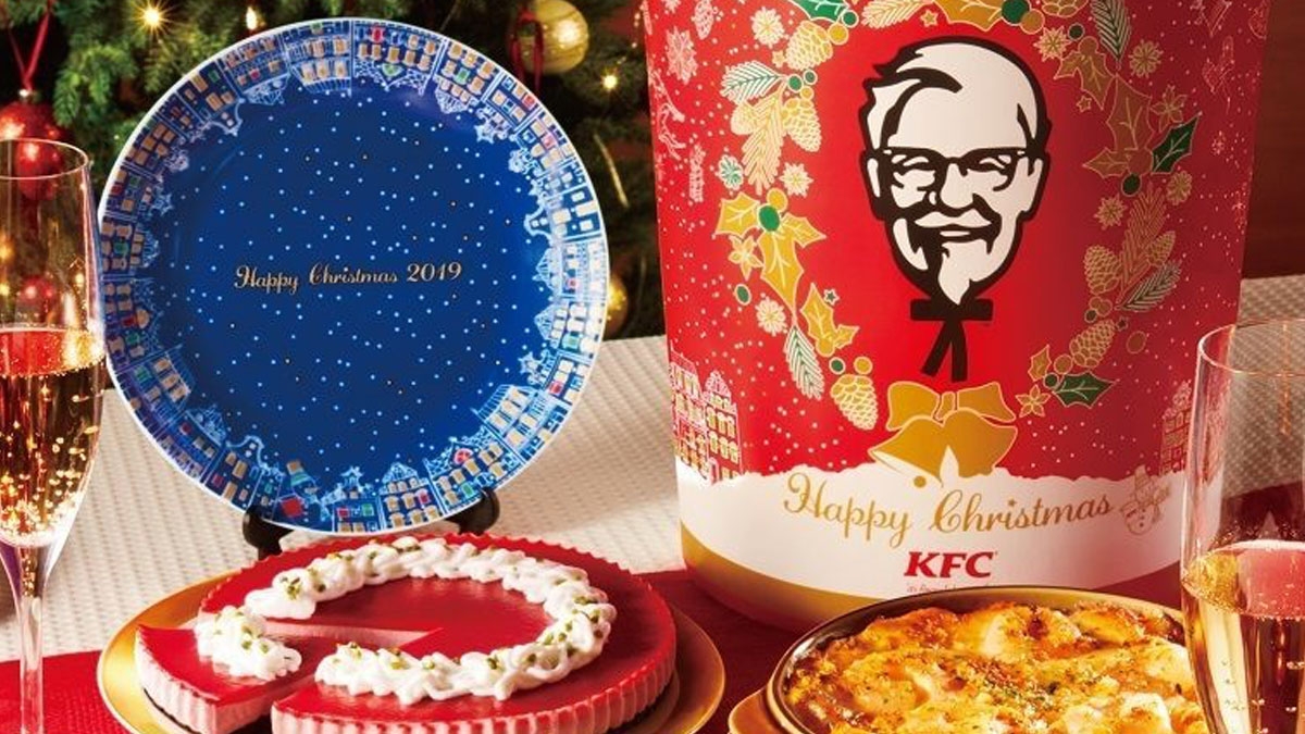 Millionen Japaner feiern das Weihnachtsfest bei Kentucky Fried Chicken