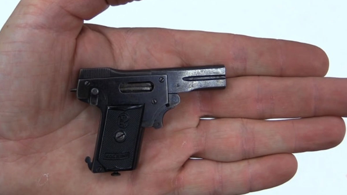 2 mm Kolibri: Die kleinste Pistole der Welt